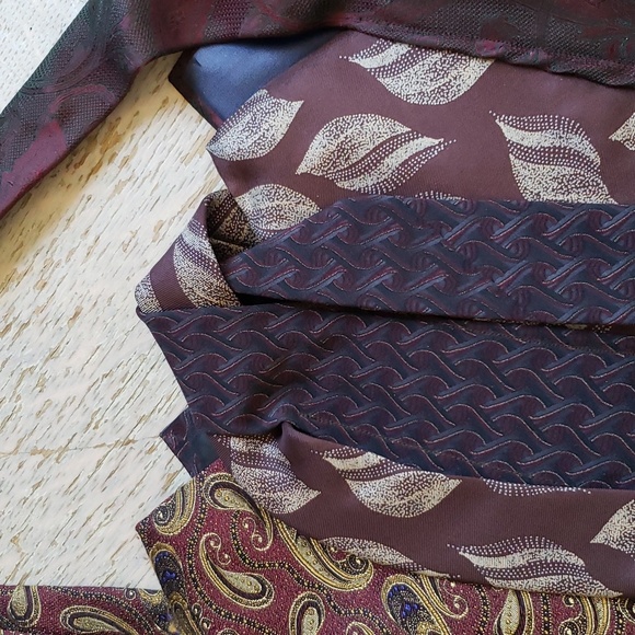 Purse Handmade Shoulder Bag from Ties / one of a kind. - Picture 3 of 6